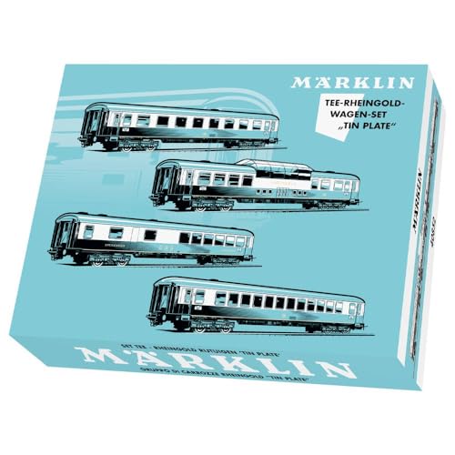 40852 H0 4er Set Personenwagen 'Rheingold', Tin Plate, DB, Ep. III - 2