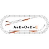 42023 H0 ROCO LINE Gleisset E - 1