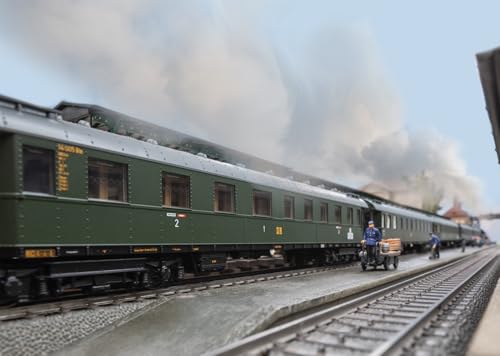 42514 H0 Schnellzugwagen-Set zur Dampflok BR 19.0, DR, Ep. III - 2