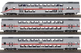 44560 H0 3er Set Doppelstockeinheit TWINDEXX Vario IC2, DBAG, Ep.VI - 1