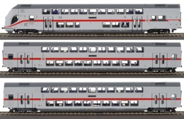 44560 H0 3er Set Doppelstockeinheit TWINDEXX Vario IC2, DBAG, Ep.VI - 1