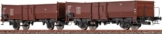 48639 H0 2er Set offene Güterwagen Omm52, DB, Ep. III - 1