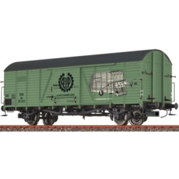 50499 H0 Gedeckter Güterwagen Glt A. Pöttinger, ÖBB, Ep. III - 1