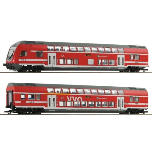 6200066 H0 2er Set Doppelstockwagen mit Steuerwagen, DBAG, DC-Digital - 1