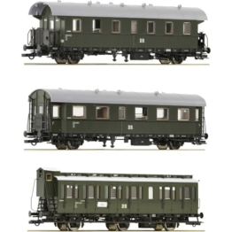 6200131 H0 3er Set Personenwagen, DR, Ep. III, Set 2 - 1