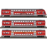 6210144 H0 3er Set Doppelstockwagen mit Steuerwagen, DB AG, Ep. VI, DC-Digital - 1