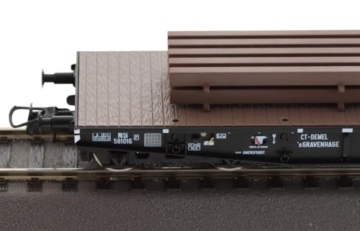 6600016 H0 3er Set Schwerlastwagen mit Ladegut, NS, Ep. III - 4