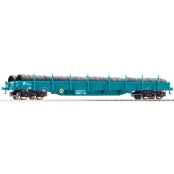 6600185 H0 Rungenwagen Res mit Drahtrollen, FS, Ep. V-VI - 1