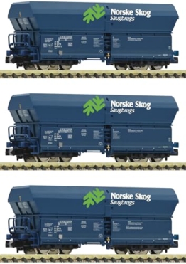 6660089 N 3er Set Selbstentladewagen Falns, VTG, Ep. VI 'Norske Skog' - 1