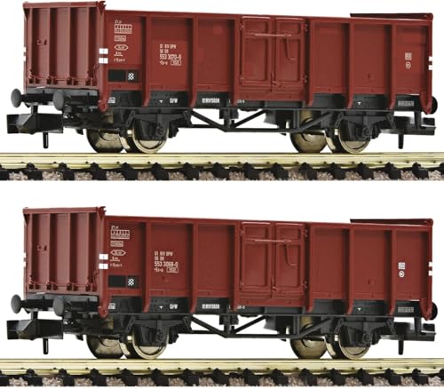6660138 N 2er Set Offene Güterwagen, DR, Ep. IV - 1