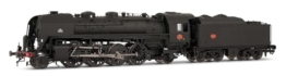 ARNOLD HN2544 SNCF, 141R 463 mit Speichenrädern und genietetem Kohletender, schwarz, Ep. III Modelleisenbahnlok – Dampf - 1