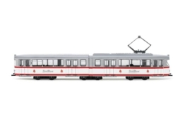 ARNOLD HN2604 Straßenbahn Duewag GT6, EIN Frontlicht, „König-Pilsener, Essen“, Folge. IV-V-Lok – elektrisch, Beige - 1