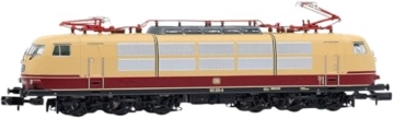 ARNOLD HN2641S DB, Elektrolokomotive Baureihe 103, Langer Wagenkasten, schwarzes Fahrgestell, Epoche IV, mit DCC-Sounddecoder - 1