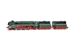 ARNOLD HN2665 DR, Dampflokomotive 02 0201-0, Brennstofftender, chromgrün mit weißer Zierlinie, mit zusätzlichem Tenderteil. V-Lokomotive - Dampf - 1