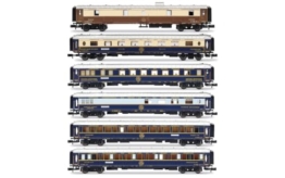 ARNOLD HN4522 Intraflug/CIWL, 6-teiliges Set „50 Jahre Nostalgie-Istanbul-Orient-Express“, 1976, Reisezugwagen, ab 14 Jahren - 1