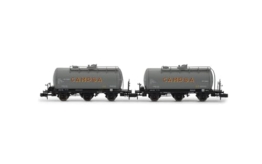ARNOLD HN6674 RENFE, 2-teiliges Set 3-achsiger Kesselwagen CAMPSA, 2; lackierung, EpIII Güterwagen - 1