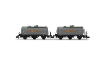 ARNOLD HN6674 RENFE, 2-teiliges Set 3-achsiger Kesselwagen CAMPSA, 2; lackierung, EpIII Güterwagen - 1