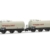 Arnold HN6677 SNCF, 2-teiliges Set 3-achsiger Kesselwagen, Petroles de l'Ouest, graue Lackierung, epIV Güterwagen, Grau - 2