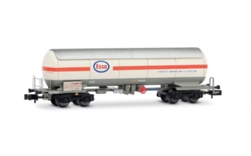 ARNOLD HN6724 RENFE, vierachsiger Ammoniakkesselwagen PRR, „ESSO“ grau-Schwarze Lackierung, Ep. III-IV, Modellbahn-Rollmaterial Waggons, ab 14 Jahren - 1