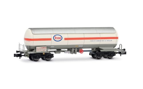 ARNOLD HN6724 RENFE, vierachsiger Ammoniakkesselwagen PRR, „ESSO“ grau-Schwarze Lackierung, Ep. III-IV, Modellbahn-Rollmaterial Waggons, ab 14 Jahren - 1