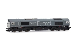 ARNOLD HN9069HM Heavy Haul Power, dieselelektrische Lokomotive der Baureihe 66, graue Lackierung, Epoche VI, mit BLE-Sounddecoder. 1 x Elektrolokomotive. - 1