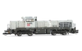 ARNOLD TT HN9058S DB/NorthRail, 4-achsige Diesellokomotive Vossloh DE 18, graue Lackierung, Ep. VI, mit DCC-Sound-Decoder. Elektrolokomotive, Grau - 1