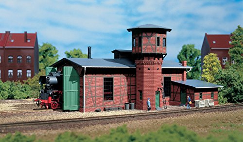 Auhagen 11400 - Lokschuppen mit Wasserturm - 1