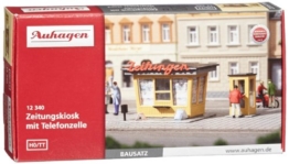 Auhagen 12340 - Zeitungskiosk mit Telefonzelle - 1
