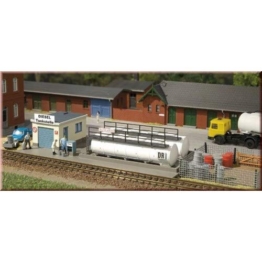 Auhagen 13326 Dieseltankstelle TT, Modellbausatz, für Kinder ab 12 Jahren, mit Verpackung - 1