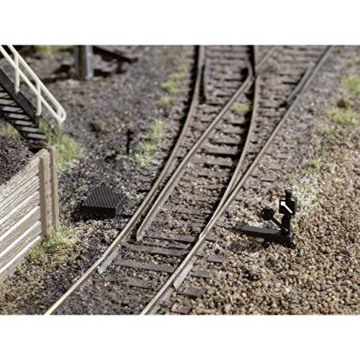 Auhagen 41618.0 - Weichenlaternenattrappen, 3 Stück für Links und recht Weichen, bunt - 1
