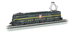 Bachmann Industries Gg 1 Dcc Ready Electric Prr 4912 N-Scale Locomotive, Brunswick Green Single Stripe - 1