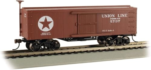 Bachmann Spur H0 Old Time Wood Boxcar Union Line - 1