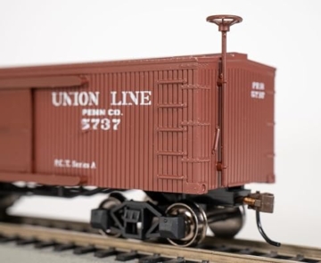 Bachmann Spur H0 Old Time Wood Boxcar Union Line - 3