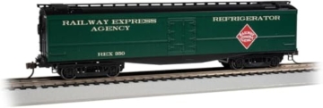 Bachmann Trains - 50' Express Reefer - Railway Express Agency #350 - HO Scale - 1