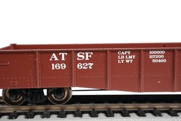 Bachmann Trains - Gondel mit fallendem Ende, 127 cm, ATSF (Santa FE) - HO-Skala - 4
