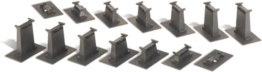 Bachmann Züge 14 PC. E-Z Track Graduated Pier Set - 1