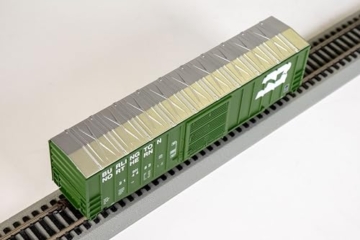 Bachmann Züge - Box aus dem Auto mit blinkendem Ende des Zuges 50' Zug Device - Burlington Northern - HO Scale - 5
