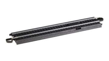 Bachmann Züge – E-Z Track® Stahlbahn auf schwarzem Straßenbett – Europäische Abkoppelbahn (1/Karte) – HO Maßstab - 1