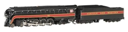 Bachmann Züge - Norfolk & Western Class J 4-8-4 DCC Sound Value ausgestattete Dampflokomotive - N&W #611 - Spur N (53253) - 1