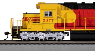 Bachmann Züge – SD40-2 DCC Sound Value ausgestattete Diesellokomotive – Santa FE #5077 (rot & gelb) – HO-Skala - 3