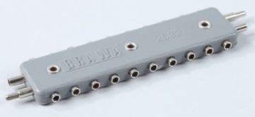 Brawa 2592 Verteilerplatte 10-fach für 2,5 mm Stecker 2-polig - 2