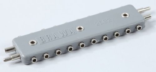 Brawa 2592 Verteilerplatte 10-fach für 2,5 mm Stecker 2-polig - 2