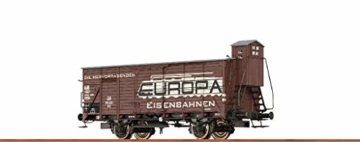 Brawa 49747 Gedeckter Güterwagen G10 „Europa Eisenbahnen” DB - 1