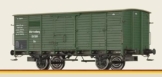 Brawa 49824 HO Gedeckter Güterwagen Gm K.W.St.E., Württemberg, Metallachsen, Detaillierte Bremsanlage - 1