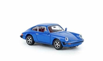 Brekina 16315 kompatibel mit Porsche 912 G, blau, TD, 1976 1:87 Fertigmodell - 1
