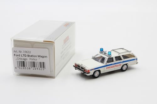 Brekina 19632 - 1/87 Ford LTD Station Wagon der Chicago Police - Neu - 1
