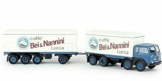 BREKINA 58427 - H0 1:87 - LKW mit Thermoanhänger Fiat 690 MilleFoot Schnurrbart "Caffè Bei & Nannini" - 1