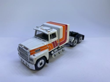 Brekina 85876 Ford LTL 9000, weiß/orange, US Truck Modell 1:87 (H0) - 4