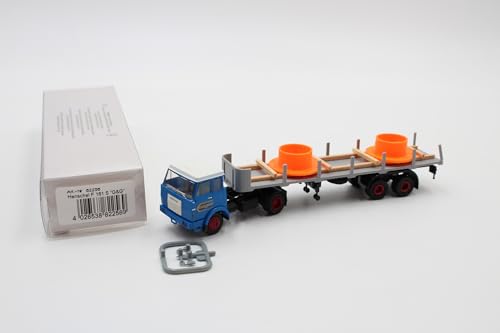 Brekina Henschel F161S Rungensattelzug der G&G mit Ladegut Nr. 82256 1:87 - 1