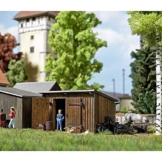Busch 1594 H0 Holzschuppen Bausatz - 1
